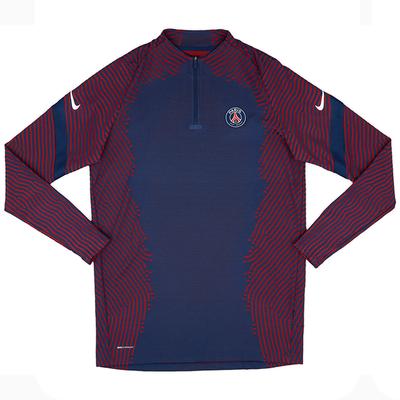 Paris Saint-Germain Vaporknit 2020-21 Bluza z zamkiem 1/4 Wygodna Wszechstronna Koszulka piłkarska z długim rękawem Męskie topy Czerwony Niebieski CI4975-410