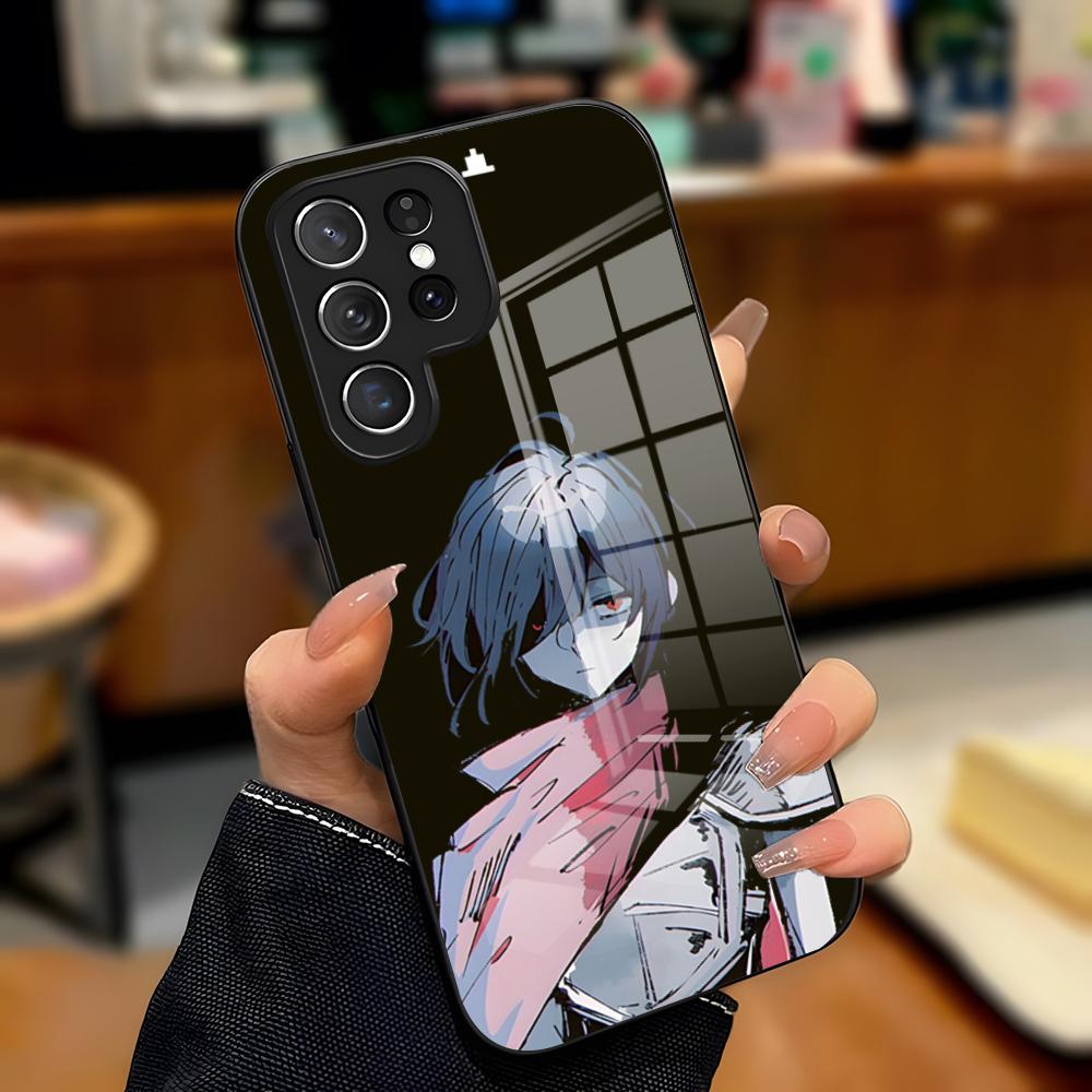 

D-Deltarune Games Anime Phone Case For Samsung A25 A13 A33 5G A54 A36 A35 A56 A52 A14 Shockproof Glass Cover Samsung A56