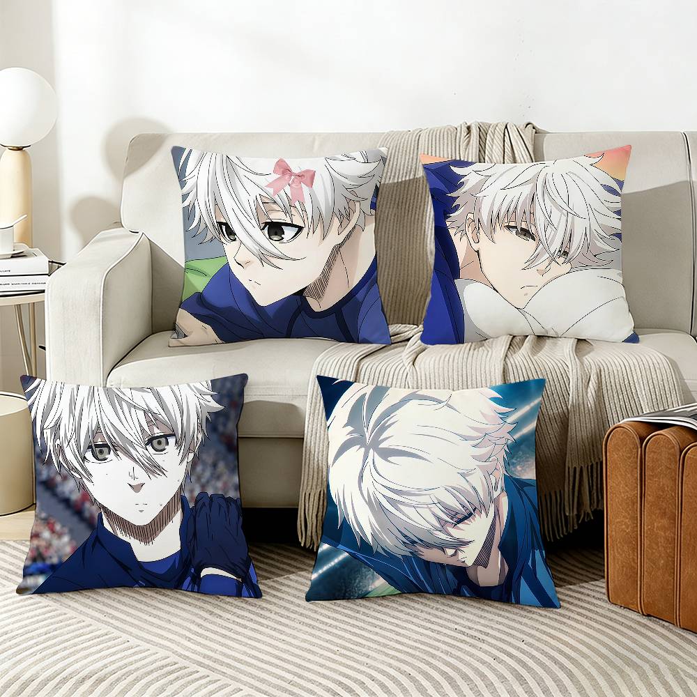 SSeishiro NNagi Various Sizes Square Pillow Case For Car Home Bedchamber Decor