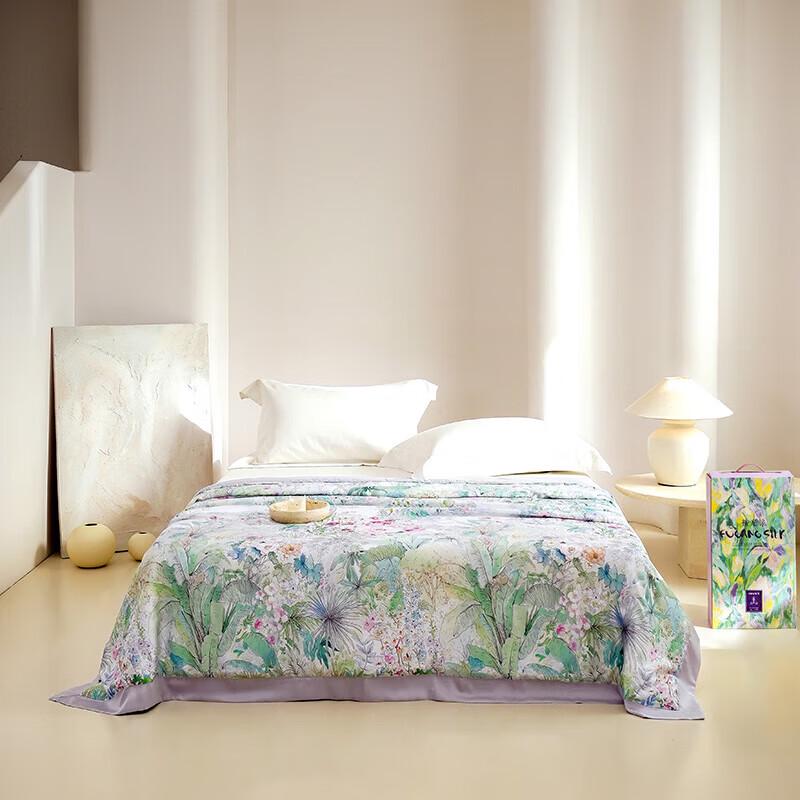ZMN Woodpecker Tencel Digital Print Summer Quilt