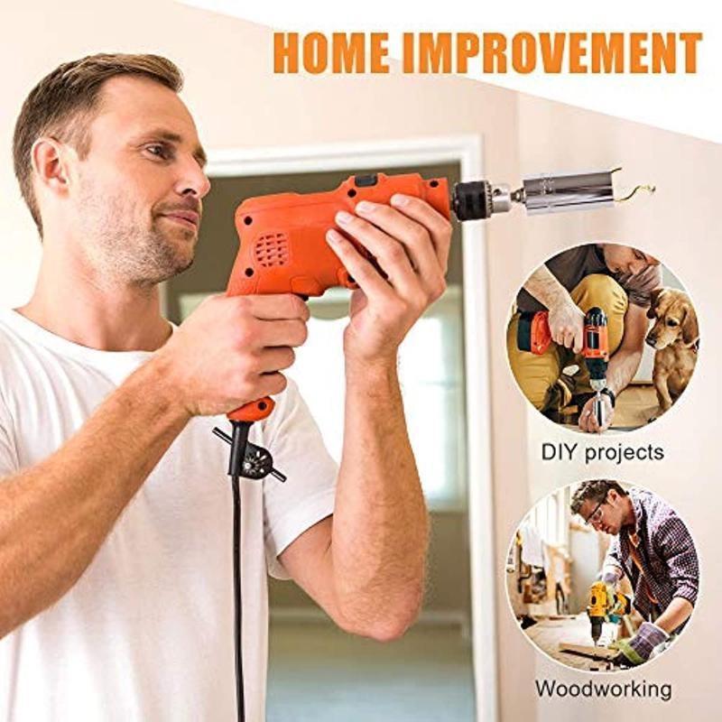 1 Set Universal Socket 1/4'' - 3/4'' Power Drill Tool Ratchet Socket Set Wrench Cool Stuff Husband Gift Set