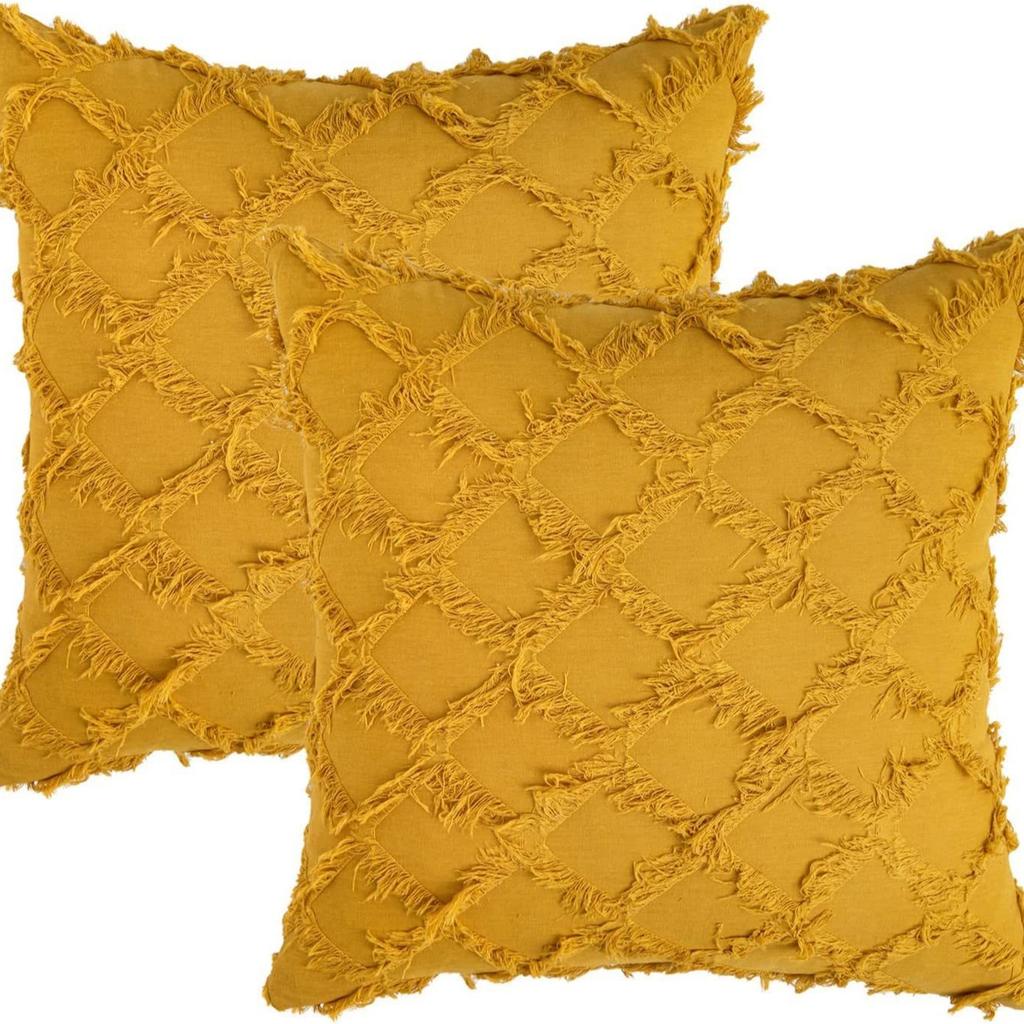 Pillow Home Pillow Cover Double-sided Cotton Linen Checkered Back Pillow Cushion Sofa Lumbar Pillow