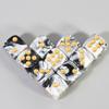 16mm Rounded Corner Dice 10pcs Mixing Colors Game Dice for Table Game Math Teching