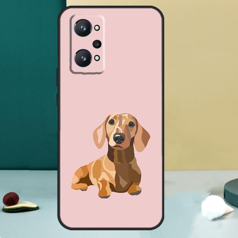 Dachshund Dog For Realme 13 12 10 11 14 Pro Plus GT 6 5 6T GT7 Pro C55 C53 C51 C21Y C25S C75 C67 C61 Case