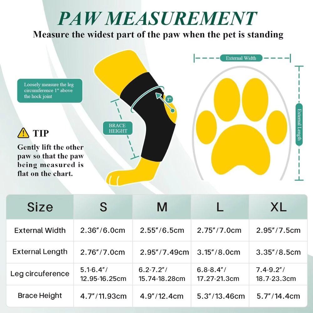 Wear-Resistant Paw Protectors Anti Drop Drops Foot Brace Corrective Dog Shoes  Indoor Use