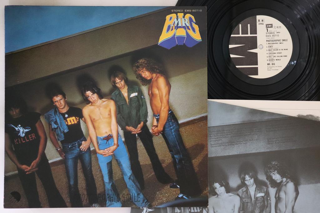 LP Record MR. BIG - Photographic Smile EMS80710PROMO EMI 1977 Japan Rock Used