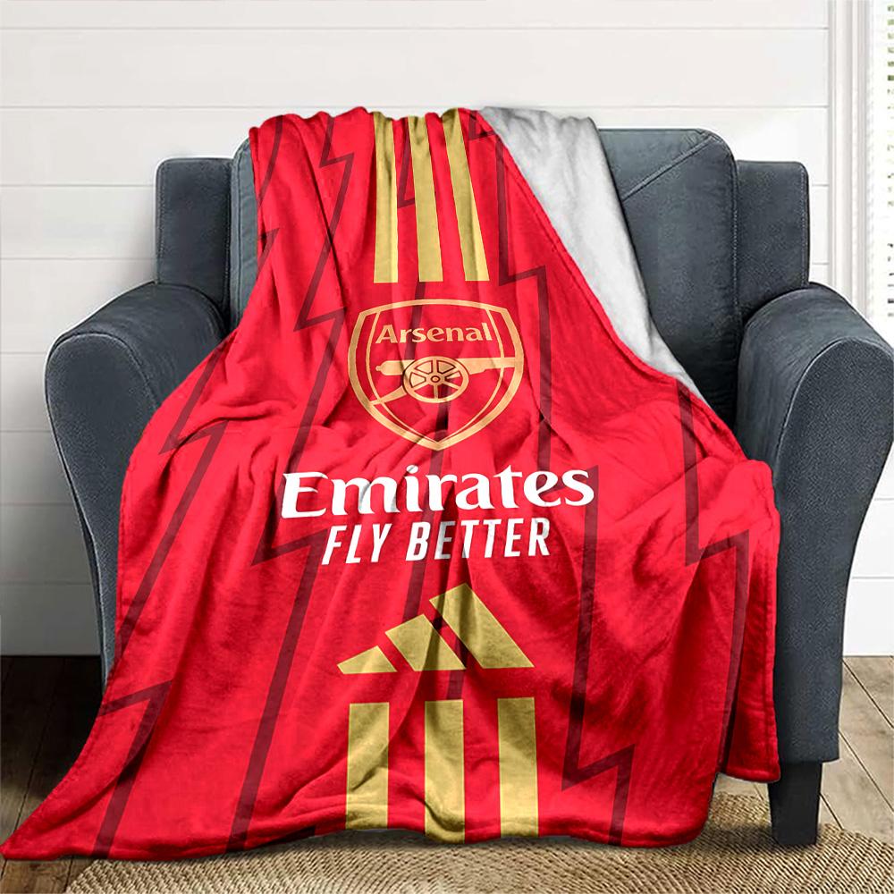 Arsenal Blanket Soft Warm Cozy Suitable for Chair Picnics Bedding for All Seasons Digital Print Unique Gift for Family and Friends Camping