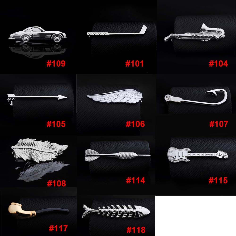 Wedding 1 Piece Silver Metal Gifts for Men Tie Clip Glasses Shape Necktie Clips Pin Jewelry