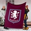1pc Aston Villa Theme Blanket - Digital Print, Polyester, Cozy for All Seasons, Perfect for Outdoor, and Travel
