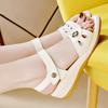 Ribbon Round Toe Sneakers Women Red Women's Sandals Large Sizes Shoes Home Slippers Sneakers Sport Advanced High Grade