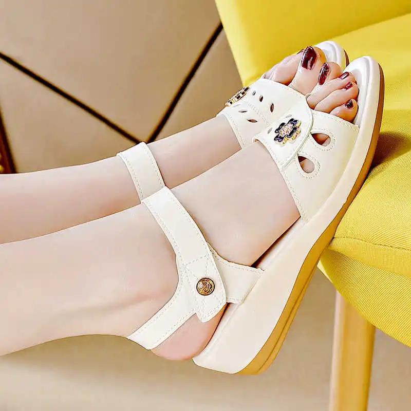Ribbon Round Toe Sneakers Women Red Women's Sandals Large Sizes Shoes Home Slippers Sneakers Sport Advanced High Grade