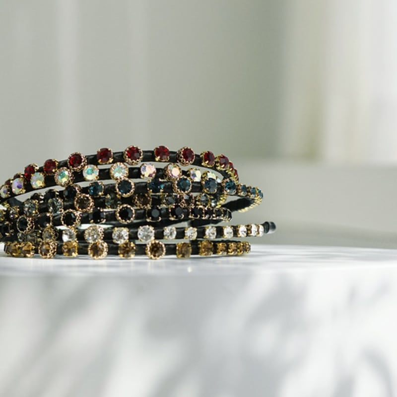 LUDE Minimal Crystal Hairband
