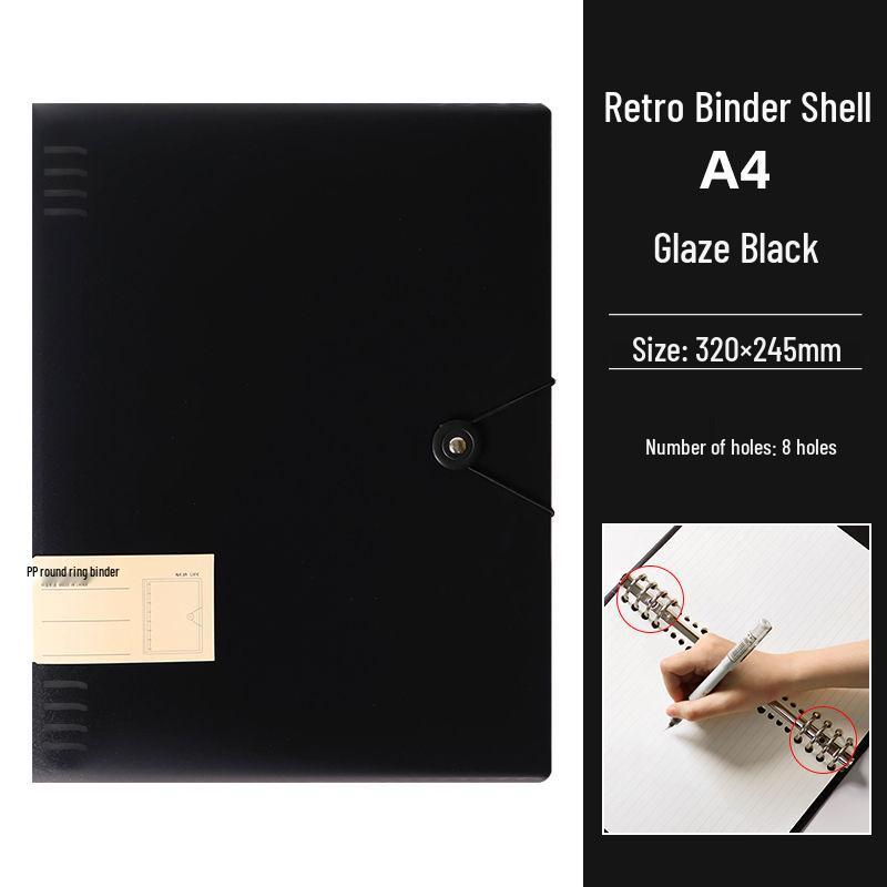 Smooth Loose-Leaf Notebook with Removable Pages for Postgraduate Exams