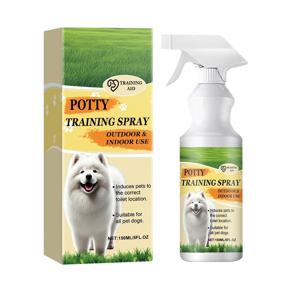 Pet Dog Inducer, Easy  Guide, Pet Pee In A Fixed, Dog Supplies Positioning Defecation Inducer Puppy Training Pee Pads 150ml