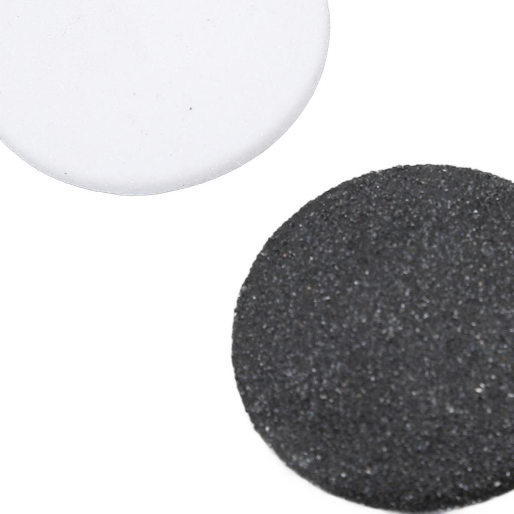 10PCS Electric Foot Grinder Heads Callus Remover Sanding Disc Exfoliating Sandpaper Disk Black Offwhite