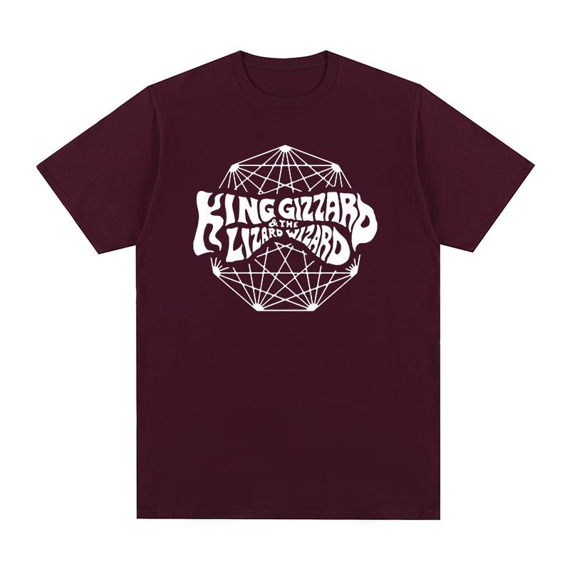 King Gizzard the Lizard Wizard Vintage T-Shirt Australische Rockband Baumwolle Herren T-Shirt Neues TEE T-SHIRT Damen Oberteile