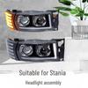 Upgrade Kit for Dual-Lens Super Bright LED Headlights In Older Scania G440, G400, P410 Trucks
