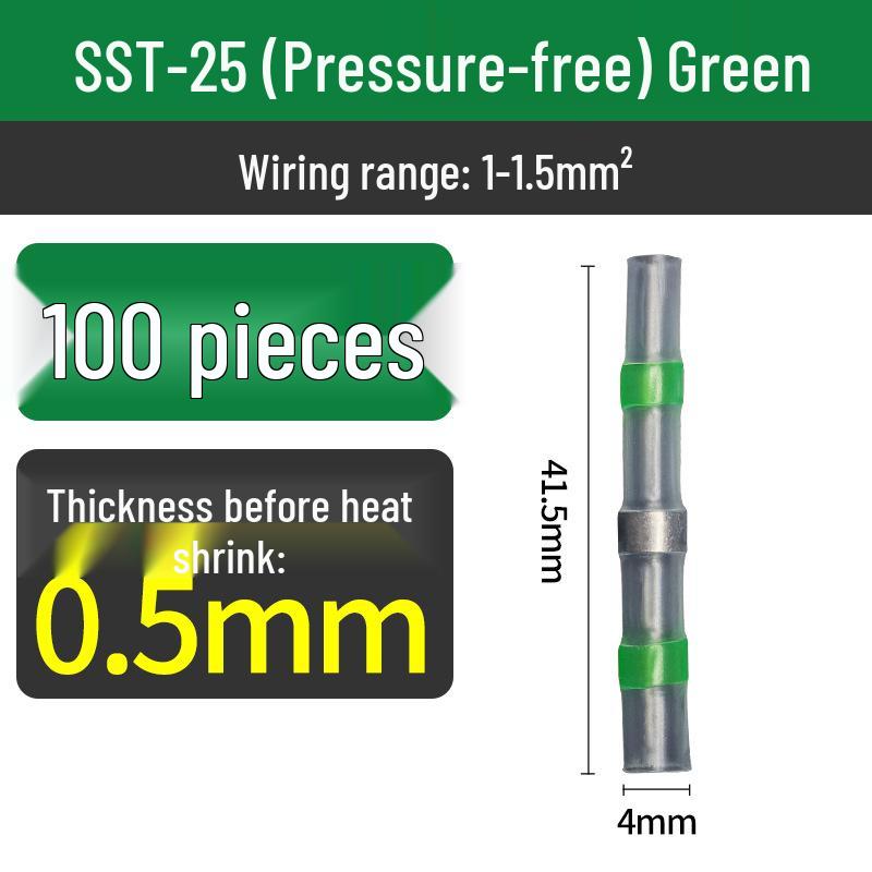 Wiring Artifact: No-Weld Solder Ring Heat Shrink Tube Insulation Sleeve Waterproof Wire Connector