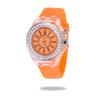 Student transparent electronic watch male and female neutral trend quartz luminous waterproof sports watch silicone watch