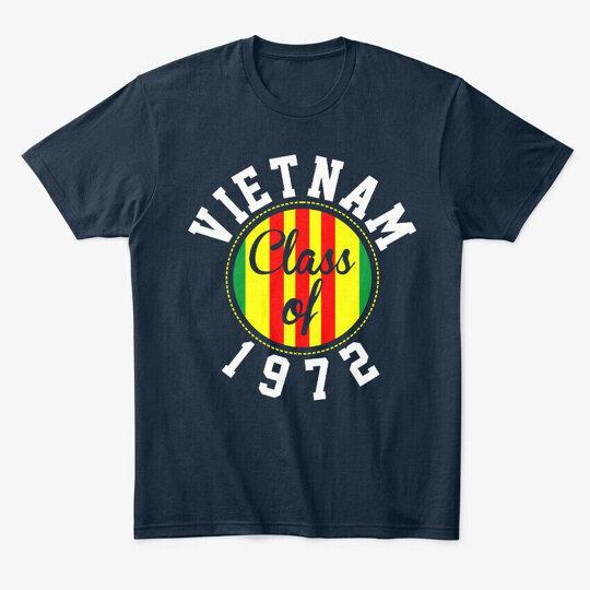 Vietnam Class Of 1972 Tshirt Size S To 5xl
