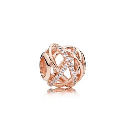 New copper Plated Rose Gold Plated Dangle Charm Bead Charms Compatible With Authentic Women Bracelets Bead Charms Charm for Pendant Necklaces Jeweller