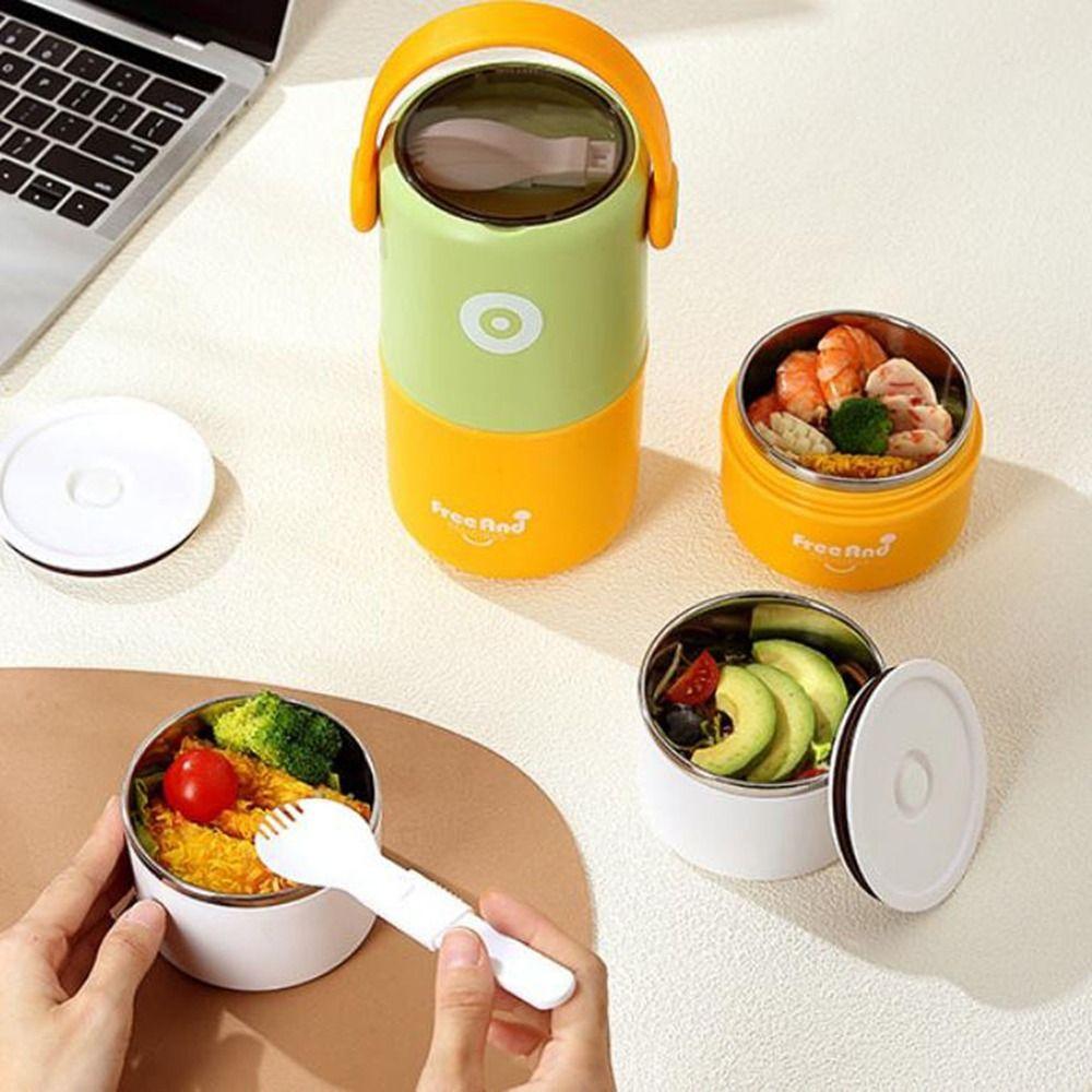Sealed Double Layer Food Box Large Capacity Insulated Lunch Box Food Storage Container  Outdoor
