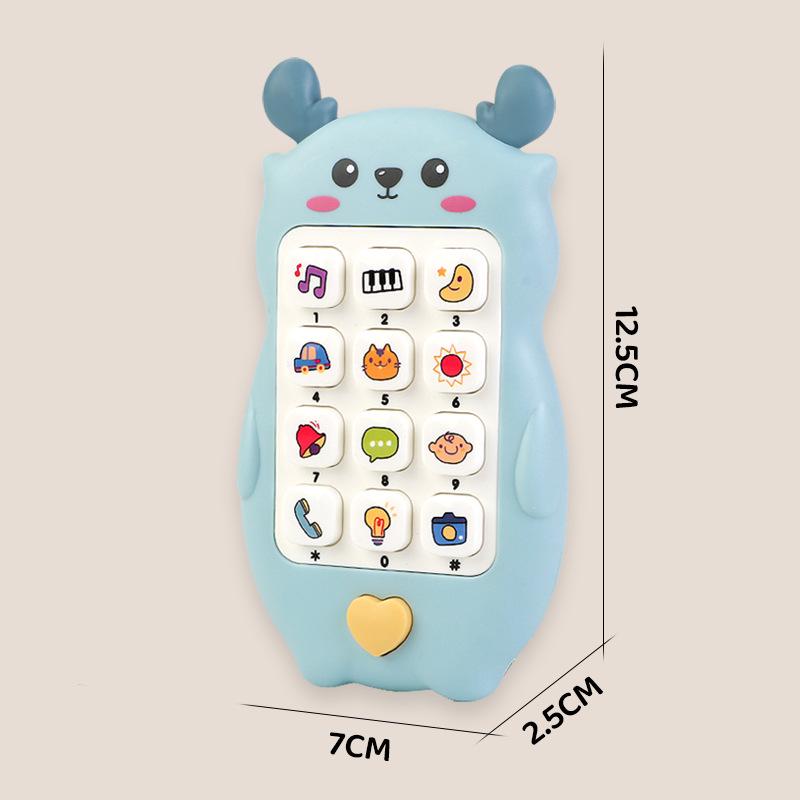 Infant Musical Phone Toy for Early Learning and Parent-Child Interaction (0-2 Years)