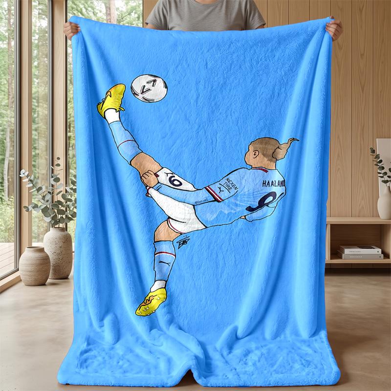 Game Theme Blanket Soft Flannel Blanket Plush Throw Blanket Cozy Sofa Bed Blanket for Home Decor