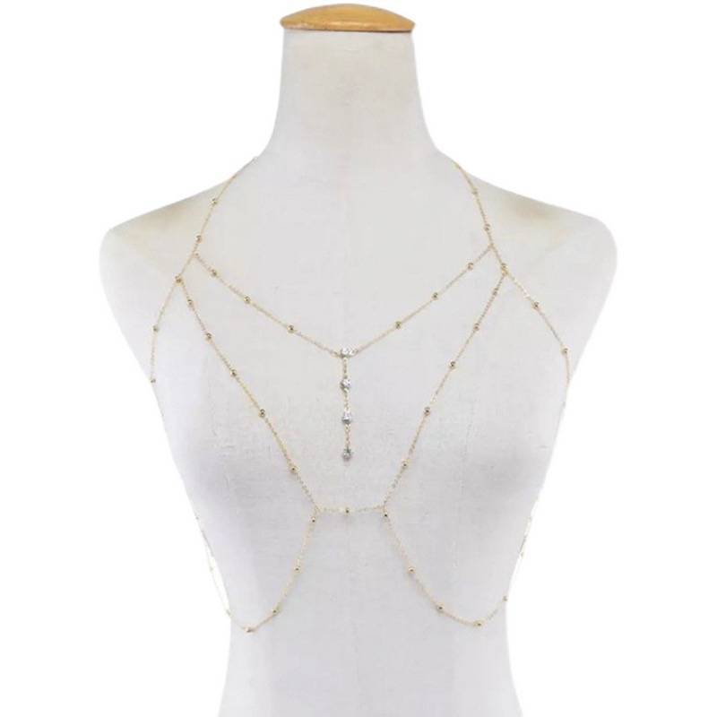 Chaîne de poitrine, chaîne de corps, sous-vêtements sexuels, pendentif diamant, collier de séduction, porte-jarretelles Spice Girl Premium_voghion.com