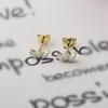 Ocean Style Four-Leaf Clover Opal Earrings for Beach Girls