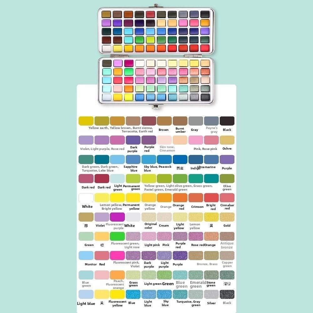 Professional Watercolor Pigment Kit DIY Painting Kit  Art Specific Painting Tool