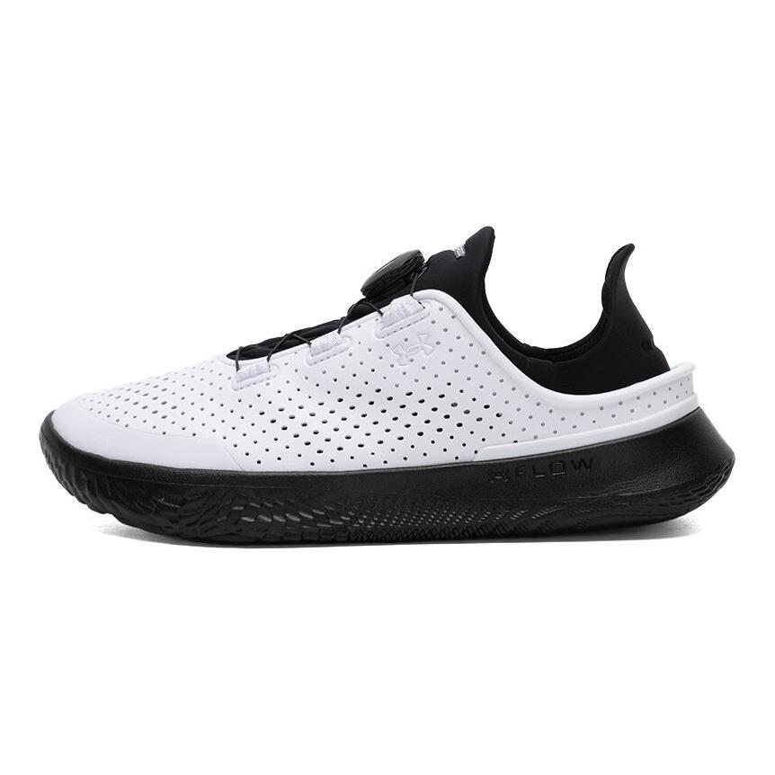 Under Armour Ua Flow Slipspeed Odolné proti oděru Nízké Běžecké boty Unisex Bílá Černá 3027049-122
