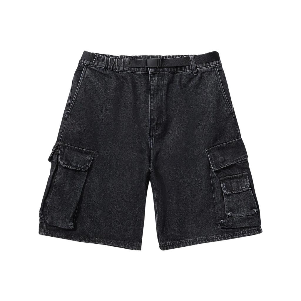 Li Ning Denim Shorts Men's Black AJSU015-2