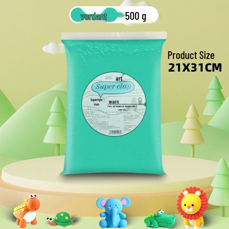 Superleichter 500g Kinder-DIY-Ton - 24 Farben, Großpackung