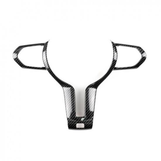 Carbon Fiber Steering Wheel ABS Cover Fits BMW F Chassis F22 F30 F32 F10 F15 F16
