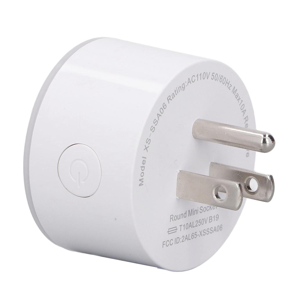 LED Smart Socket PC Shell Timing Remote Control 1100W 10A WiFi Switch Socket for Home US Plug 110V