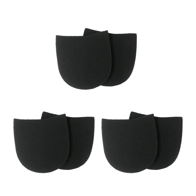 3 Pares Suelas de Goma Resistentes al Desgaste Protectores Suelas de Repuesto para Reparación de Zapatos Parches Antideslizantes para Reparar Talón de Zapato Desgastado