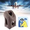 Portable Folding Inflatable Travel Pillow Home Airplane Sleeping Office Napping Rest PillowGray