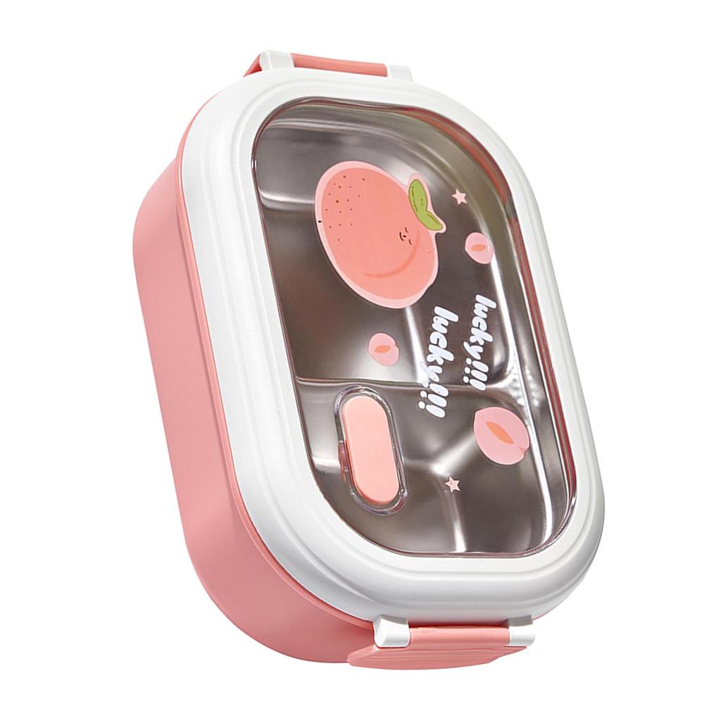 Bento Lunchbox Tragbar Sicher Auslaufsicher Unterteilt Edelstahl Thermische Lunchbox für Studenten Schule Büro