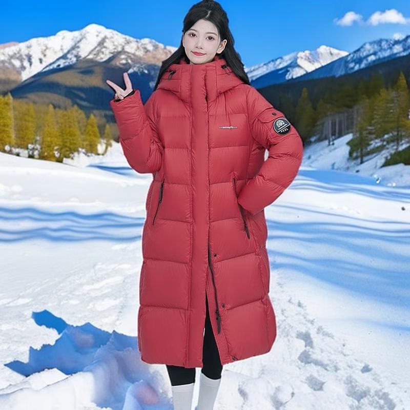 Snow Flying 2024 Damen Lange Dicke Daunenjacke X40146308FX