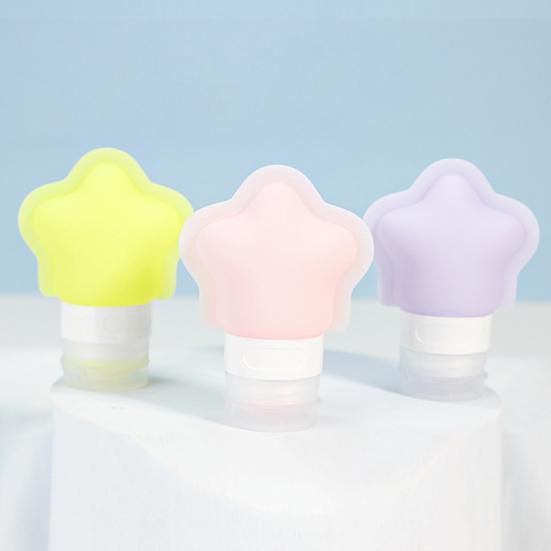 3 Stück Silikon Reiseflasche Auslaufsicher Duschgel Shampoo Lotion Conditioner Nachfüllbare Quetschflasche Wiederverwendbarer Leerer Toilettenartikelbehälter