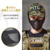 OneTigris Anti-Fog Mesh Half Face Guard for Airsoft and Cosplay (Black)