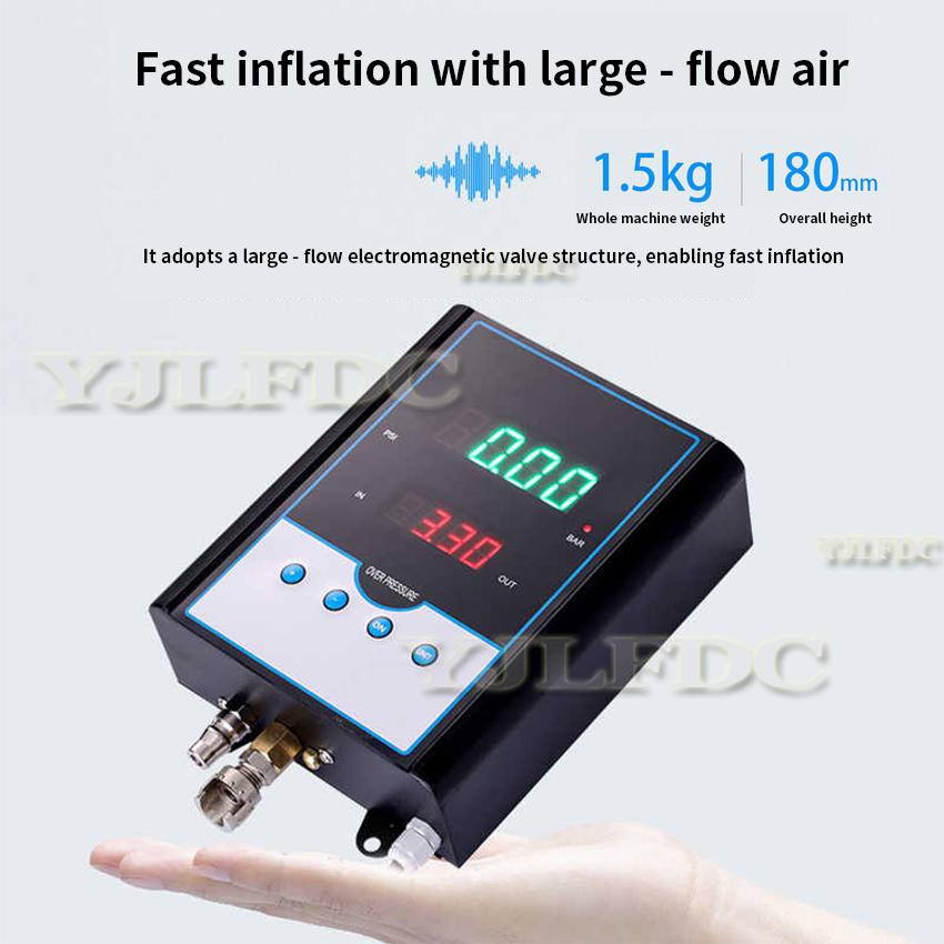 Wall-mounted Digital Tyre Pressure Gauge Car  Automatic Tyre Infaltor Inflation Gun Air Gauge Automatic Tire Shop Inflation Gun
