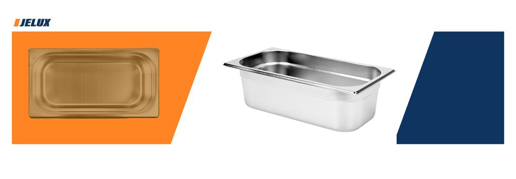 Pojemnik gastronomiczny 4L -  GN1/3, H100MM - stal nierdzewna - YG-00273