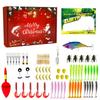 Christmas Countdown Calendar Fishing Lure Advent Calendar for Fisher Men Teen Boys 2025 Xmas Surprise Gift