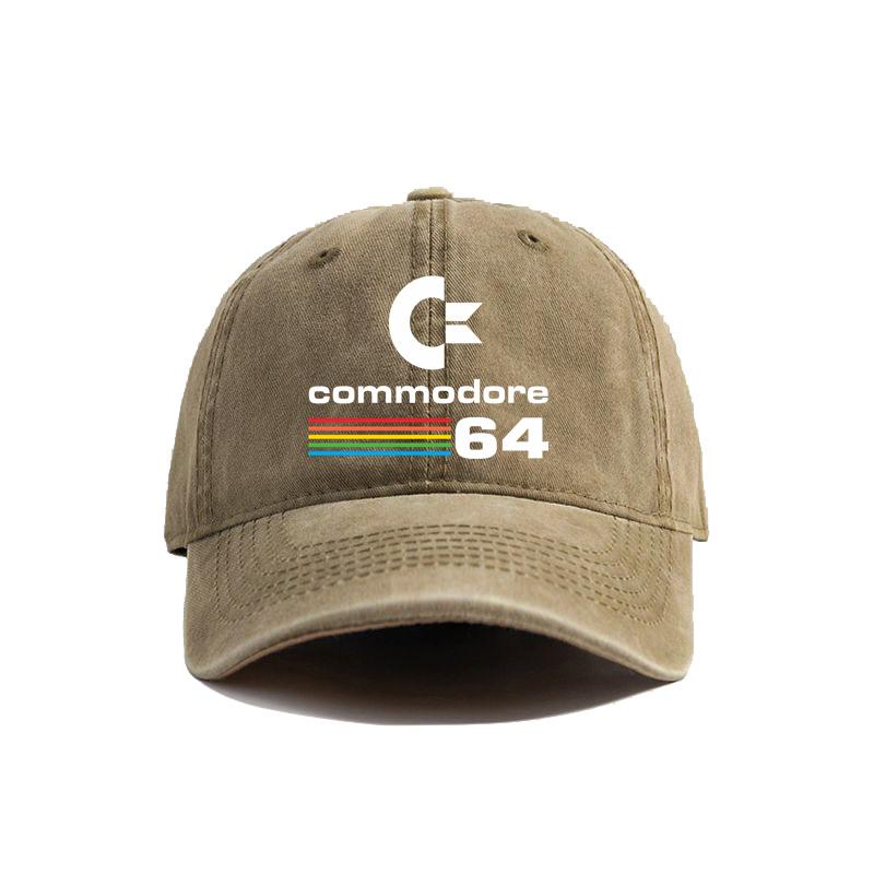 Cappellino da Baseball Commodore 64 Estivo Usurato Cappellini da Papà Unisex per Esterno Regolabili in Cotone