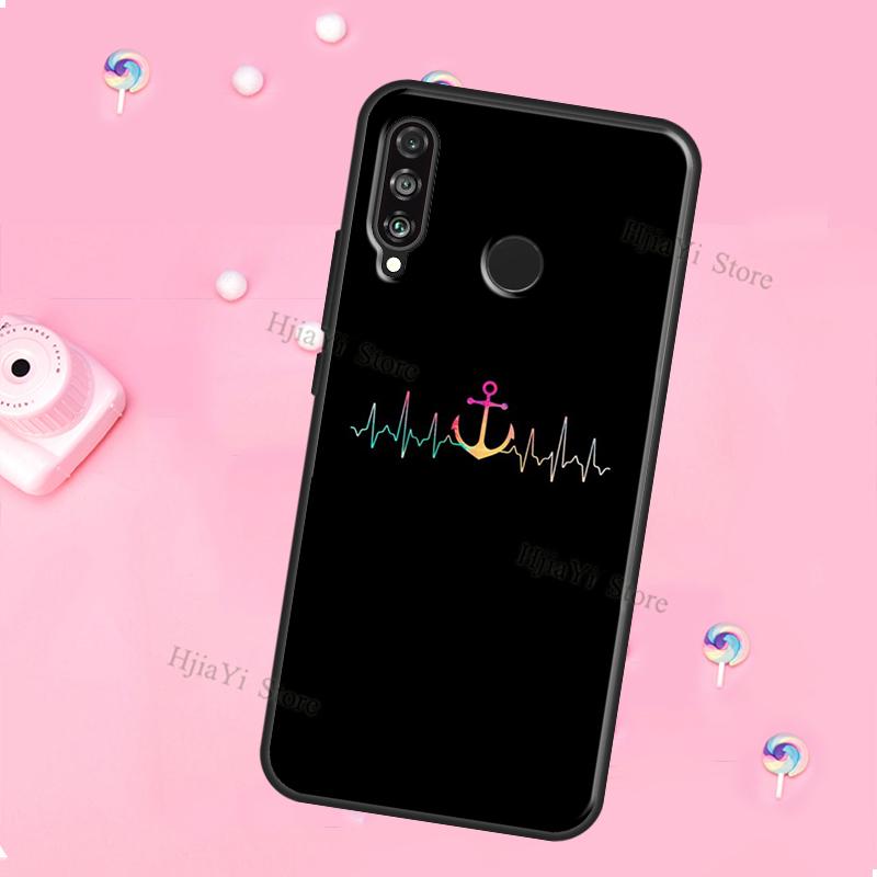 Anchor Boat For Huawei Honor Magic 5 Lite X8 X9 X8a X9a 50 70 P20 P30 P40 P50 P60 Pro P Smart 2019 Case