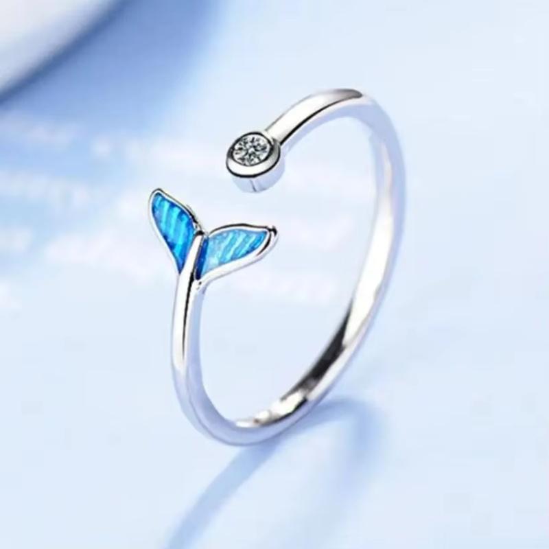 New Korean Exquisite Crystal Flower Fashion Temperament Sweet Versatile Love Opening Female Custom Jewelry
