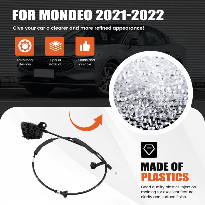 Efficientt-MB6B-16B975-AA Car Front Hood Control Cable Lasso Assembly For Ford Mondeo - MB6B16B975AA