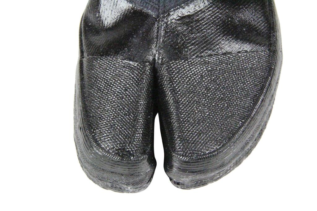 Nissin Rubber Work Shoes, JS Shoes, 8V, Large Seam, 8 Tabi Socks with Spike Pins, High Glue, No Toe Cap, Men's, Black, Size 28
